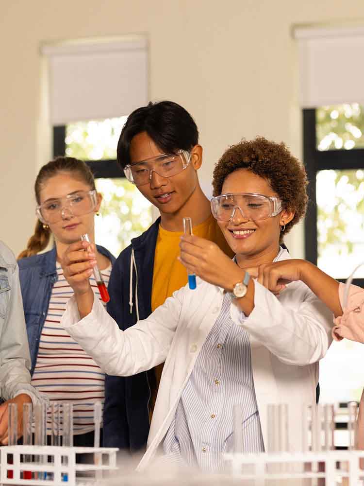 7-12 Life Science AAT Pathway Teacher with Students