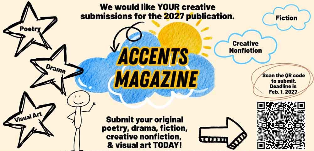 accents spring into writing submissions